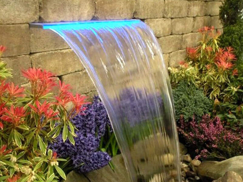 Cascada LED laminar México