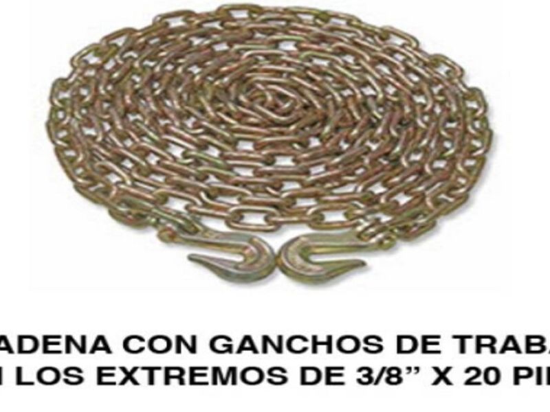 Cadena con ganchos 6,600 lbs México