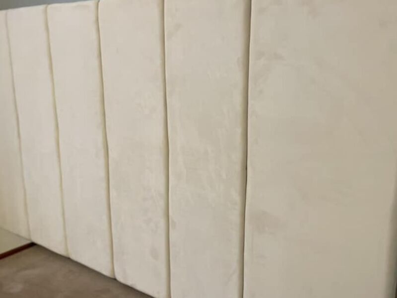 Cabecera Tapizada Beige Michoacán