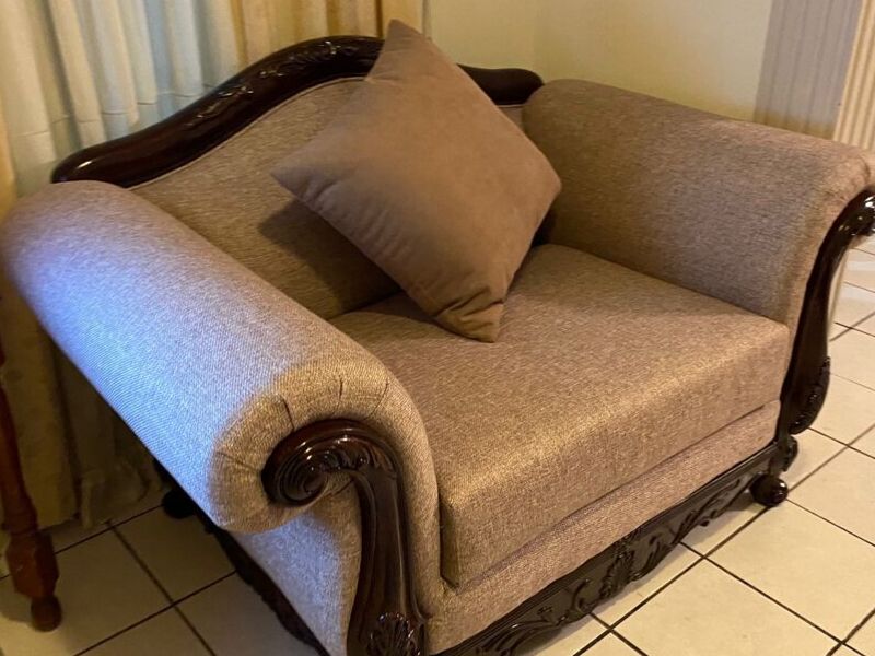Sofá Tapizado Beige Michoacán