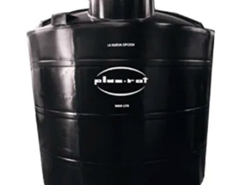 Tinaco Vertical Bicapa 2500 Lts Negro México 