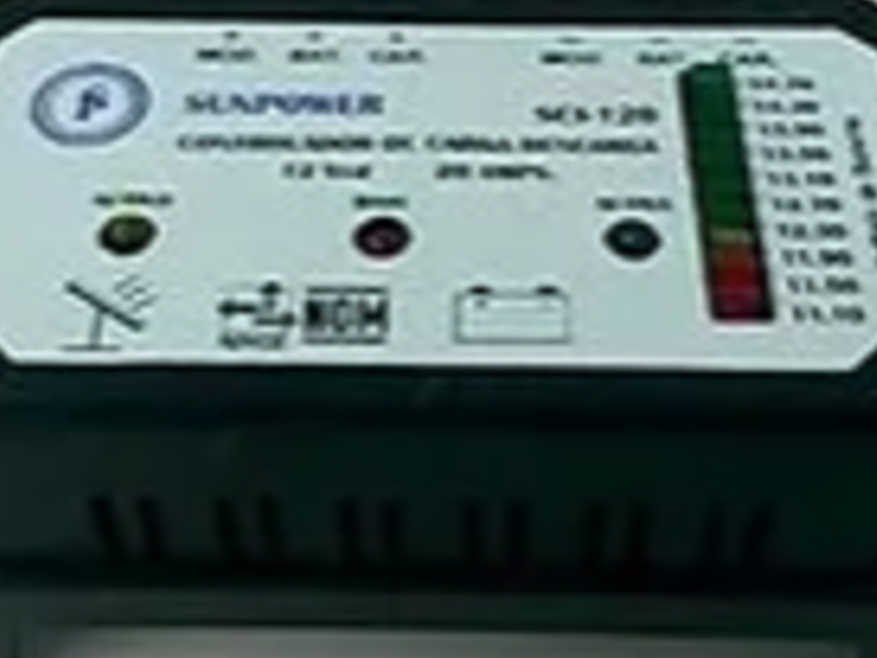 Controlador /descarga baterías méxico