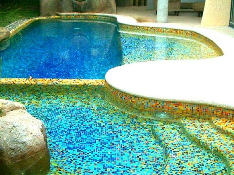 Mosaicos mezcla esfumado de colores Jalisco