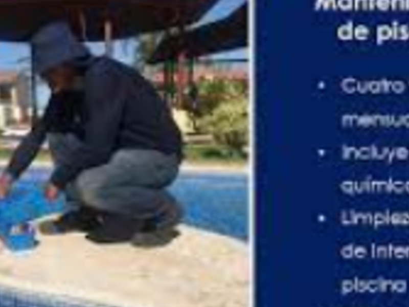 Mantenimiento piscinas comerciales méxico