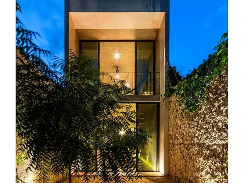 ARQUITECTURA CASA RECTANGULAR MEXICO