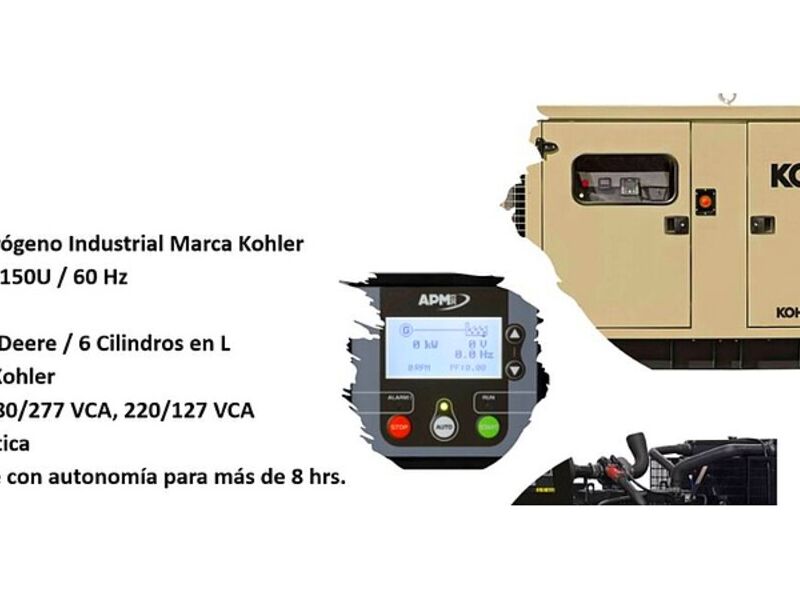 Planta emergencia150 kW México 