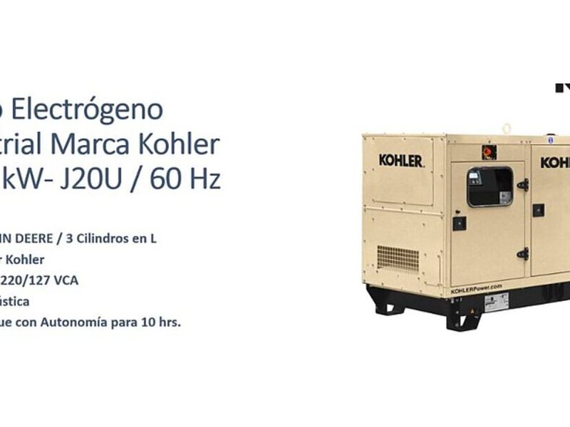 Planta emergenciade 20kW México 