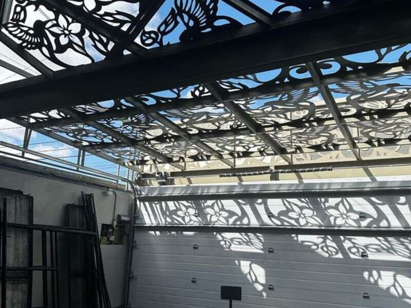 pergola diseño laser