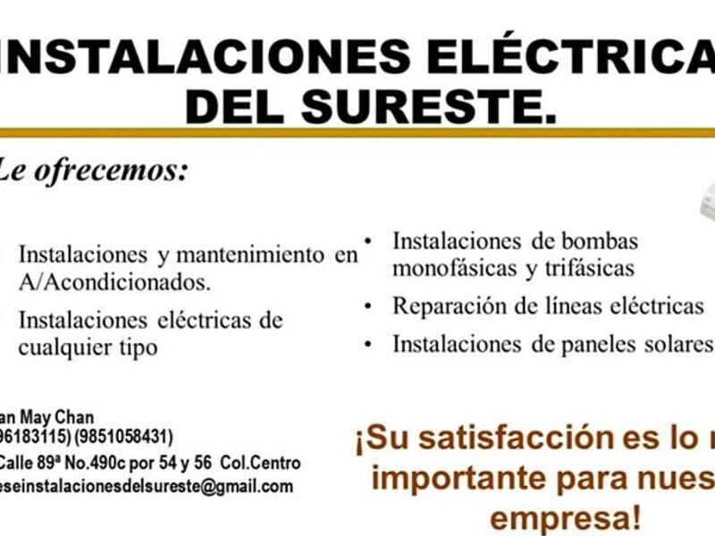 Reparación lineas eléctricas Progreso