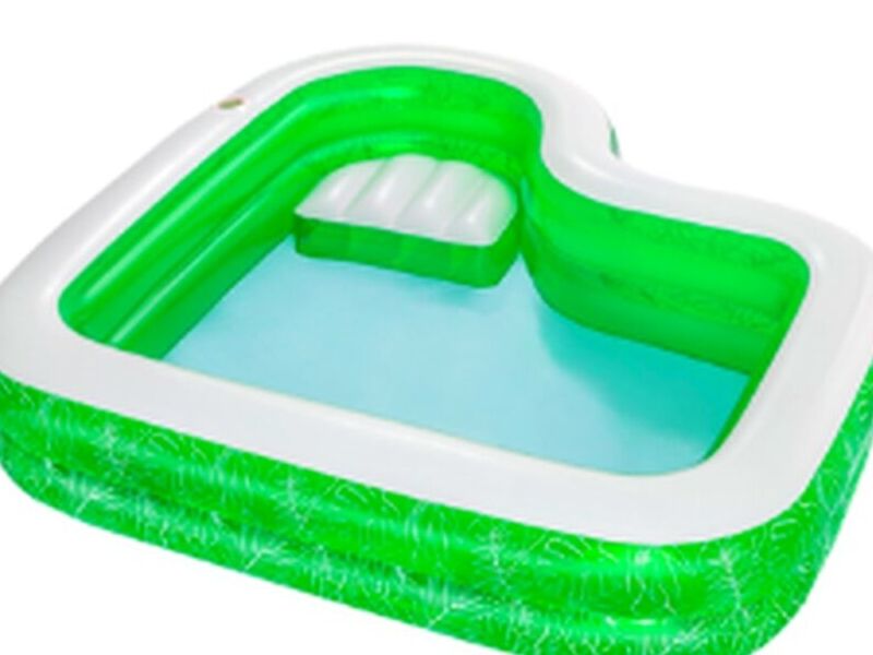 Alberca Inflable Swimming Verde Familiar
