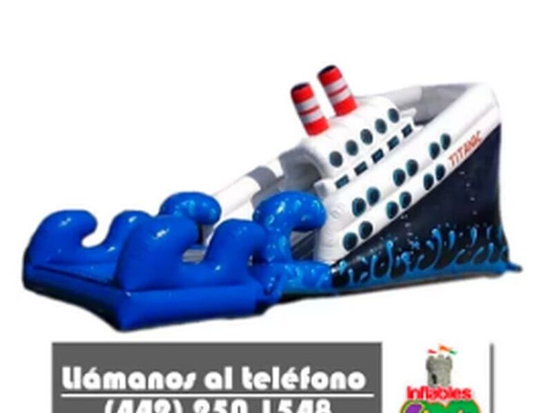 Juego Inflable Barco Titanic