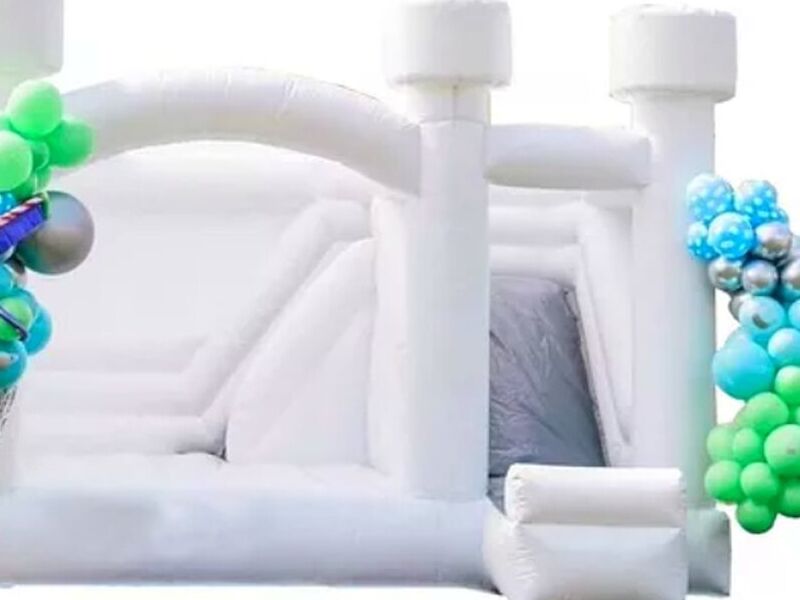 Inflable Combo Deluxe Con Resbaladilla 