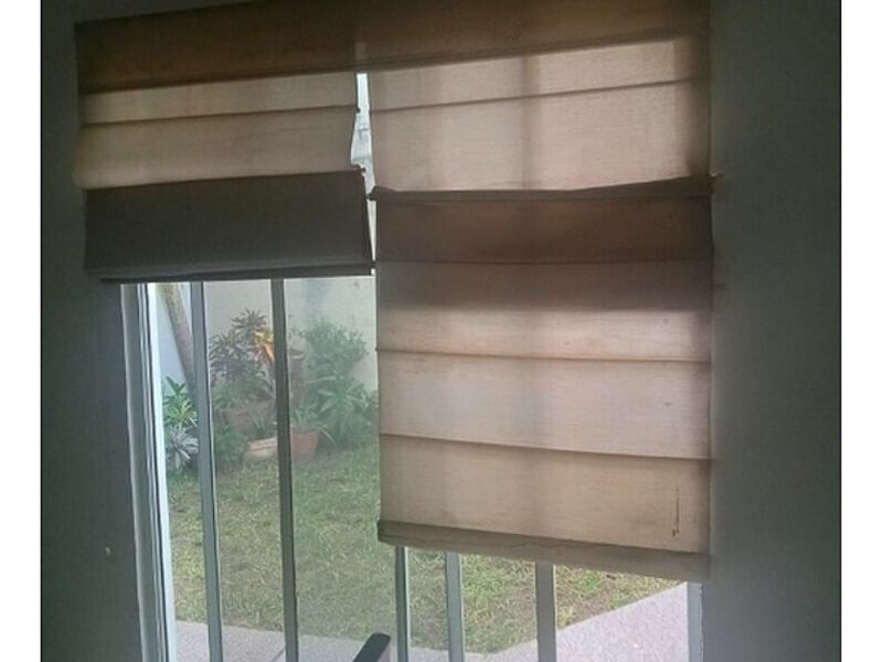 Cortina romana beige Saltillo