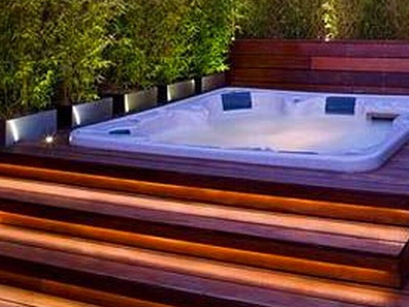 Diseño de jacuzzi de exteriores México
