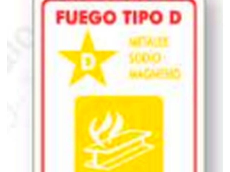 Señalética tipo fuego D México