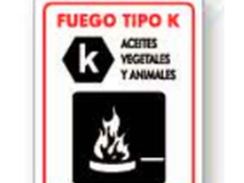 Letrero tipo fuego K México