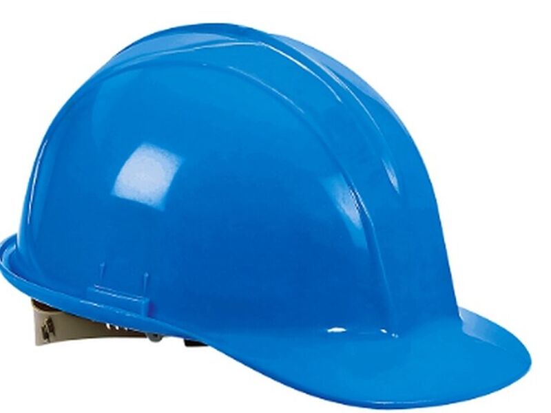 Casco seguridad azul México
