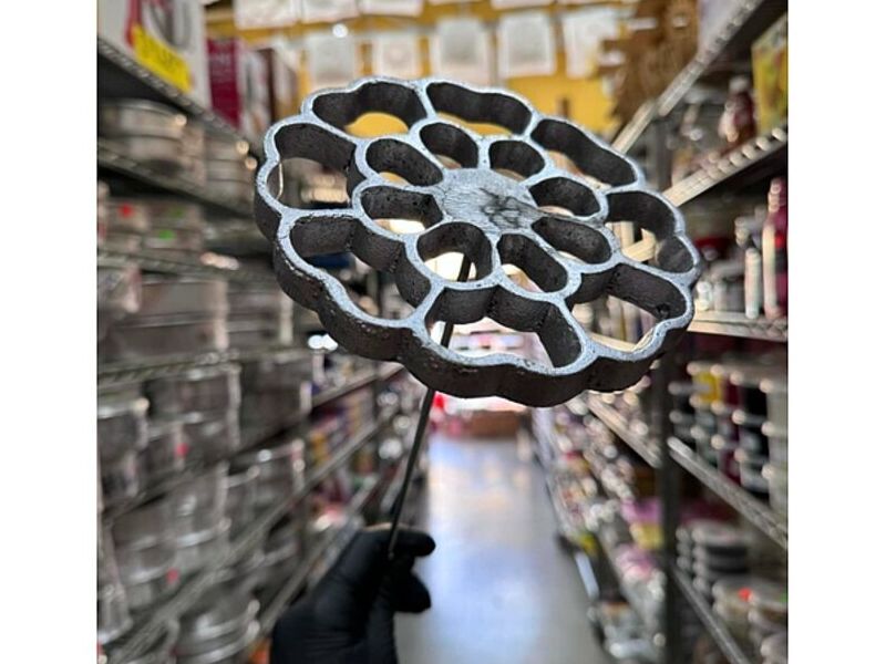 Molde buñuelos corona navideña