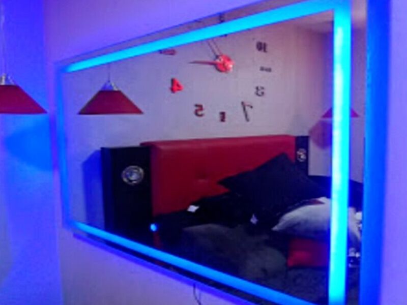 Espejo Led Azul MEXICO
