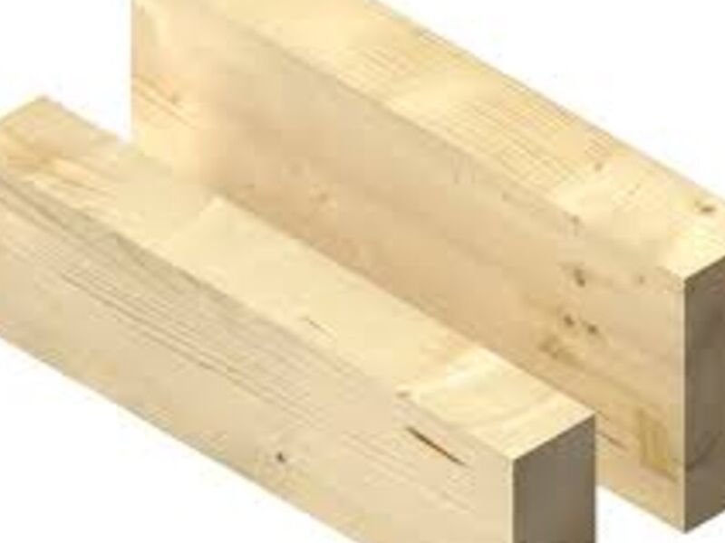 Vigas de madera redondas finas- –