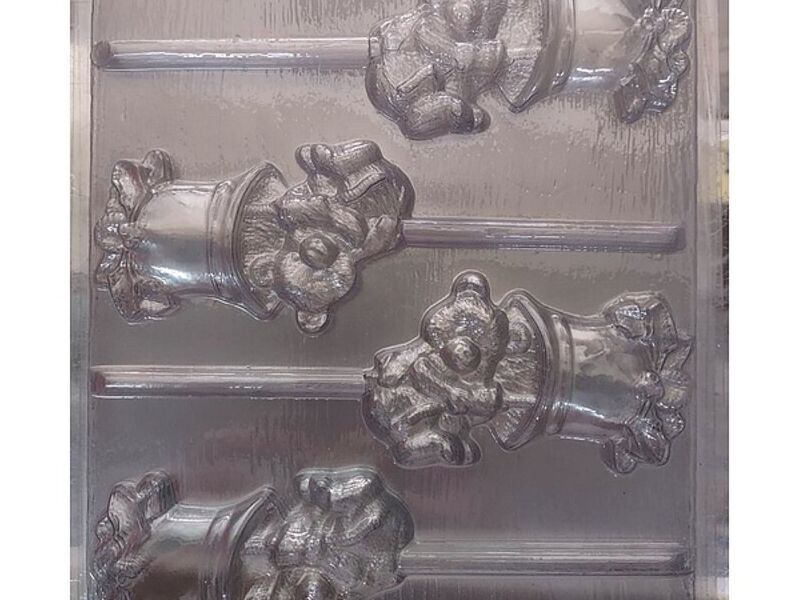 Molde osito paleta de chocolate México