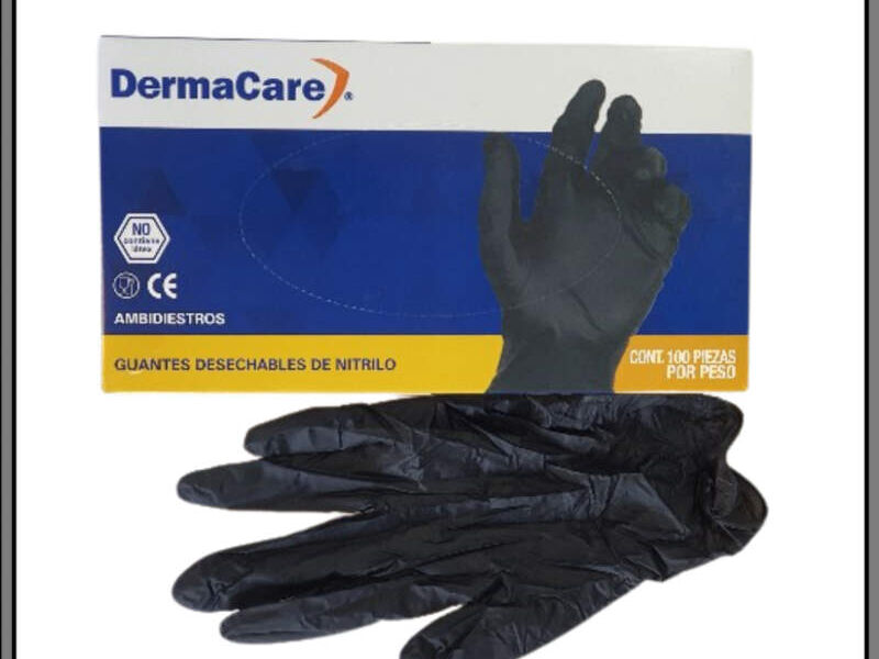 Guantes Nitrilo negro MÉXICO