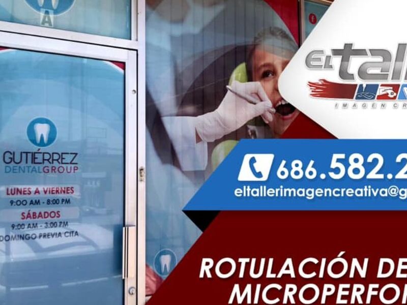 Servicio Rotulación Microperforado Mexicali 