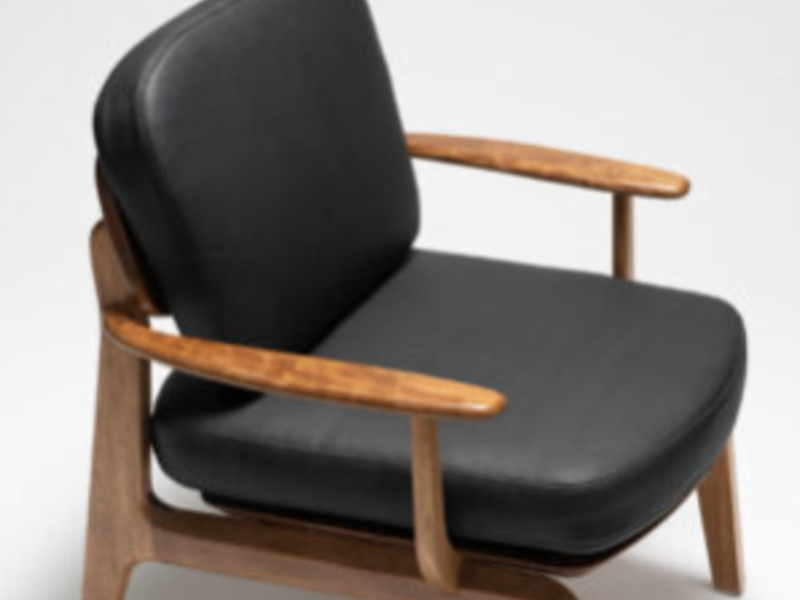 Silla Reposabrazos Tapiz Negro México