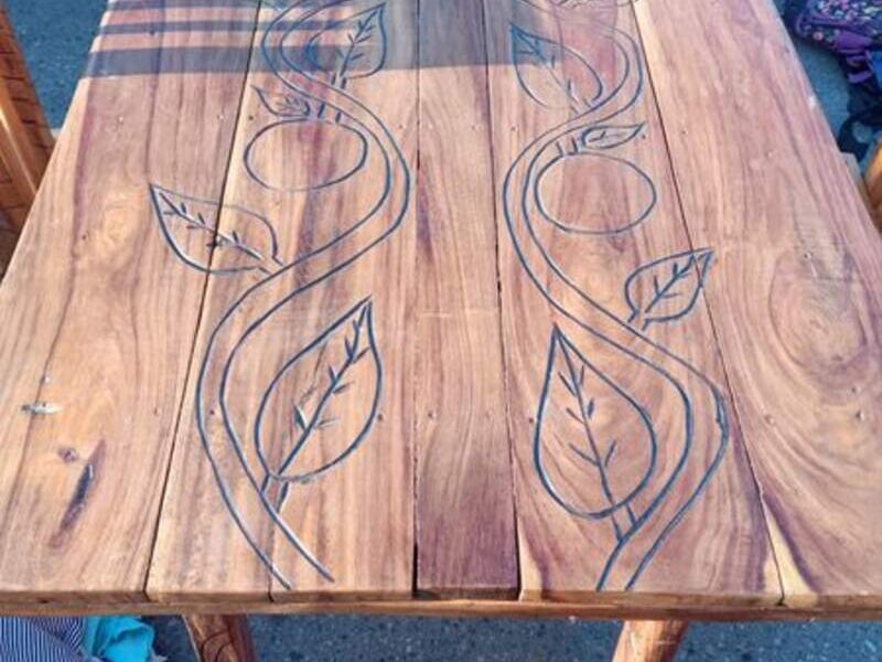 Comedor grabado 6 sillas México