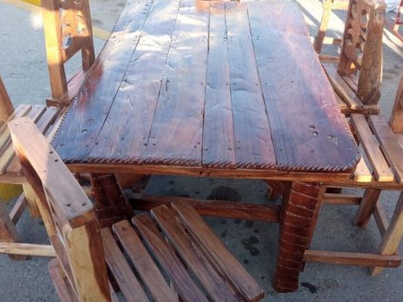 Comedor parota 6 sillas México