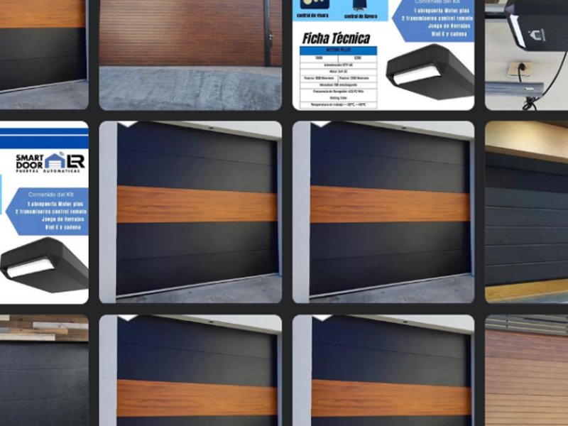 Porton madera solida