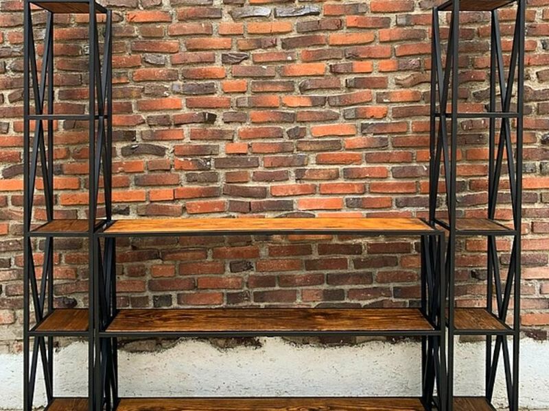 Mueble de TV con estantes laterales Mexico