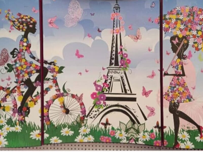 Cuadro Decorativo Paris Campeche 