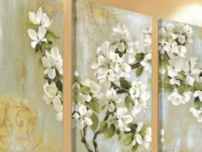 Cuadro Decorativo Floral Campeche
