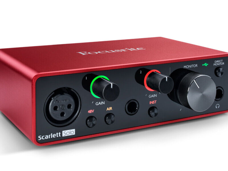 Interfaz Audio SCARLETT SOLO México