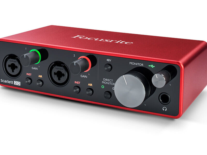 Interfaz Audio SCARLETT México