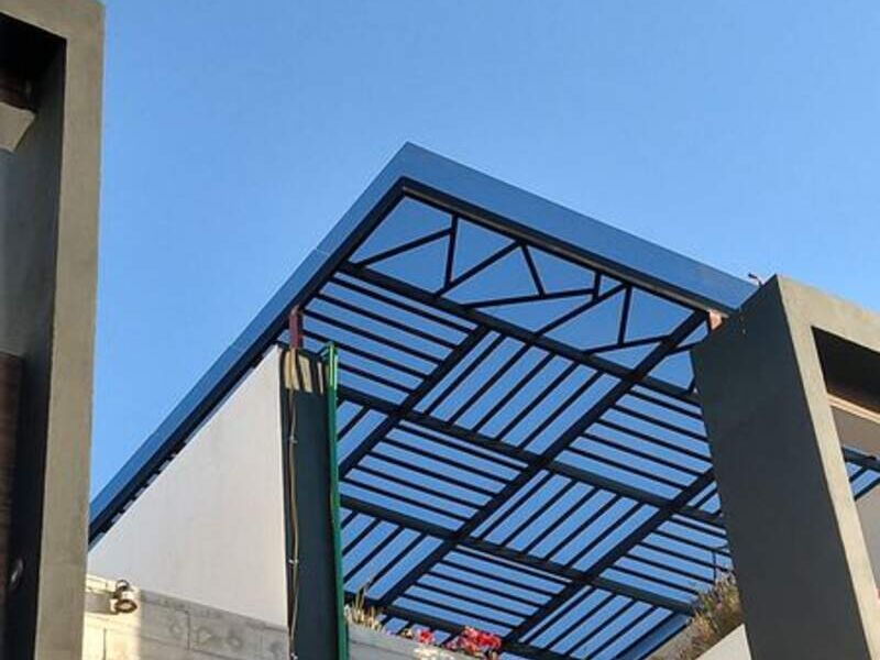 pergola en terraza