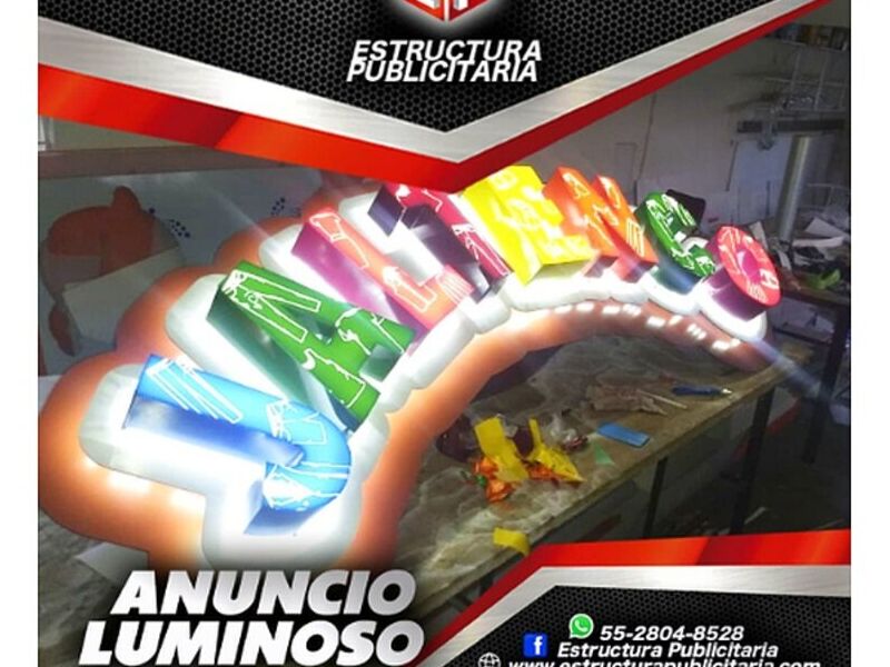 Letras 3D México