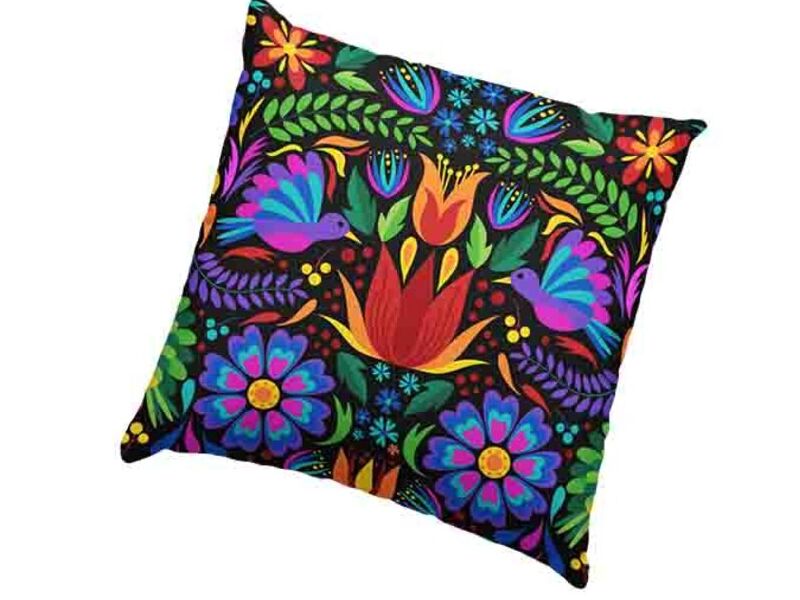 Cojines Decorativos De Huichol Mod. 5 México