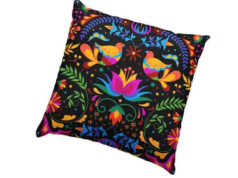 Cojines Decorativos De Huichol Mod. 1México