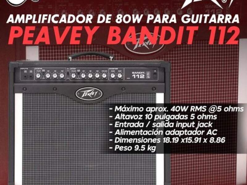 Amplificador Peavey Bandit México