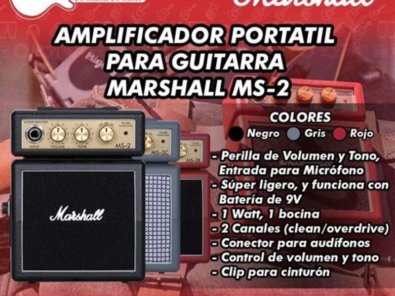 Amplificador Portatil Marshall México