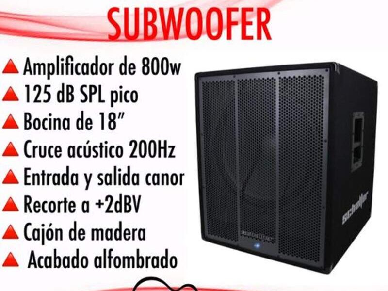 Subwoofer Cronos Schalter México