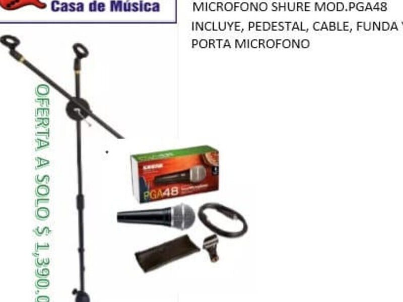 Combo Micrófono Shure México