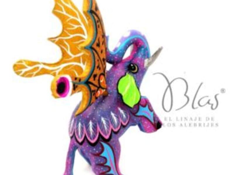 Alebrije Elefante Mariposa México