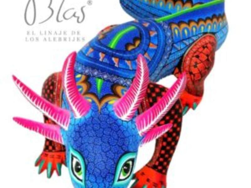 Alebrije Ajolote Azul México