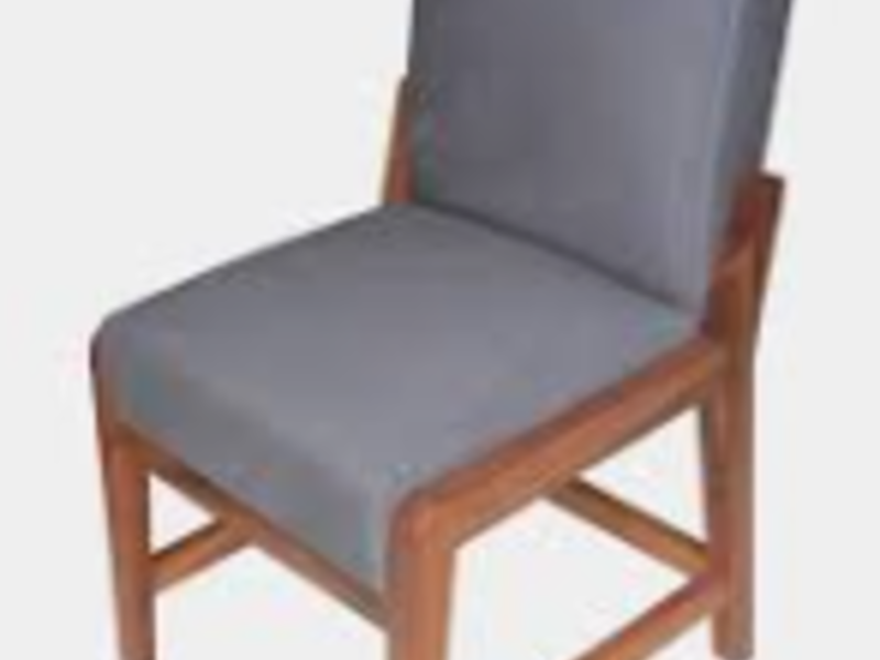 Silla Madera Tapizado Gris México