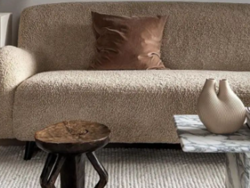 Sillón Tapizado Café México