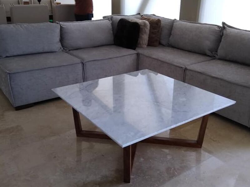 Mesa Centro Mármol Gris México