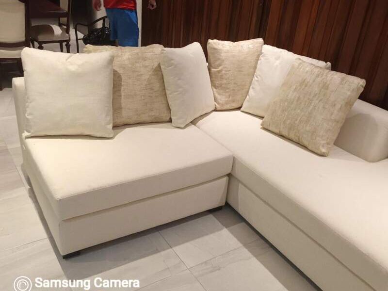 Sillón Esquinero Blanco Veracruz